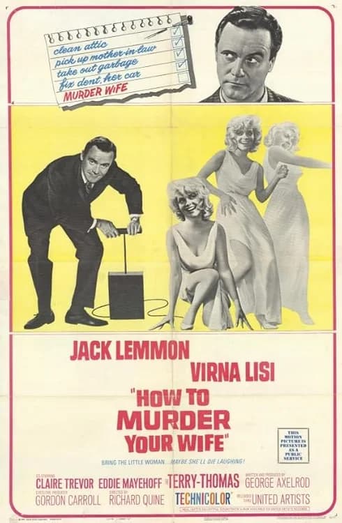 How to Murder Your Wife film posteri